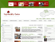 Tablet Screenshot of byty.reality-cadca.eu